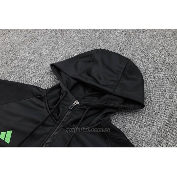 Chandal de Sudadera del Bayern Munich Nino 2023-2024 Negro y Blanco
